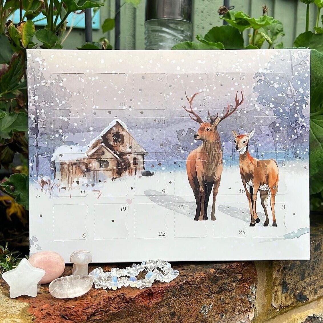 24 Day Classic Advent Calendars Deer Scene