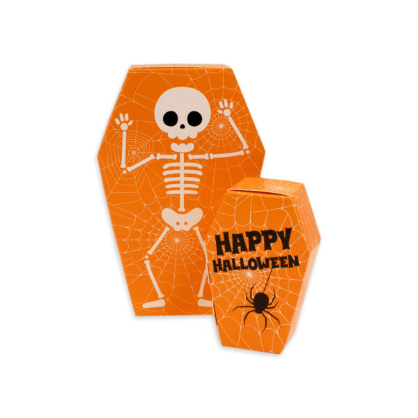 Halloween Small & Large Orange Coffin