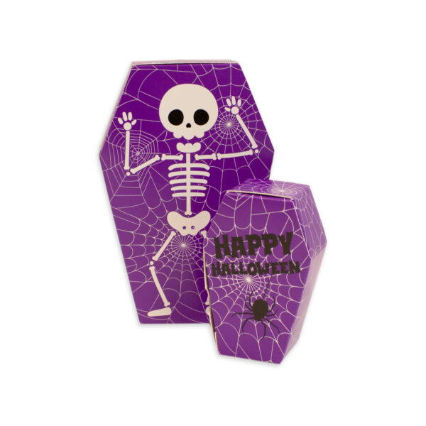 Halloween Small & Large Purple Coffin